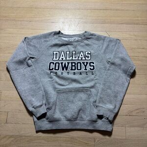 Grey Dallas cowboys Crewneck women’s Small